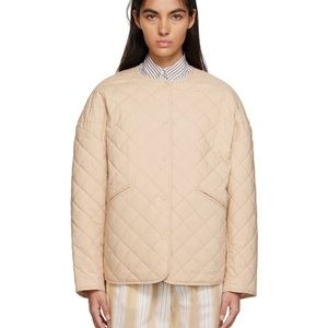 Brand new TOTEME jacket color beige quilted